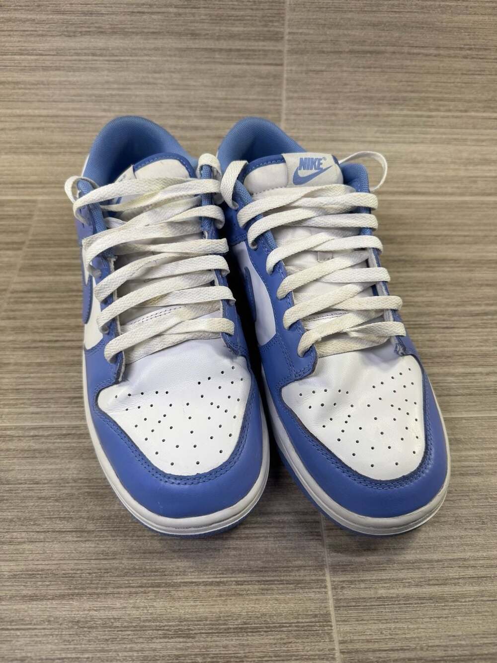 Nike Dunk Low Polar Blue Size 10.5 Sneakers White Leather